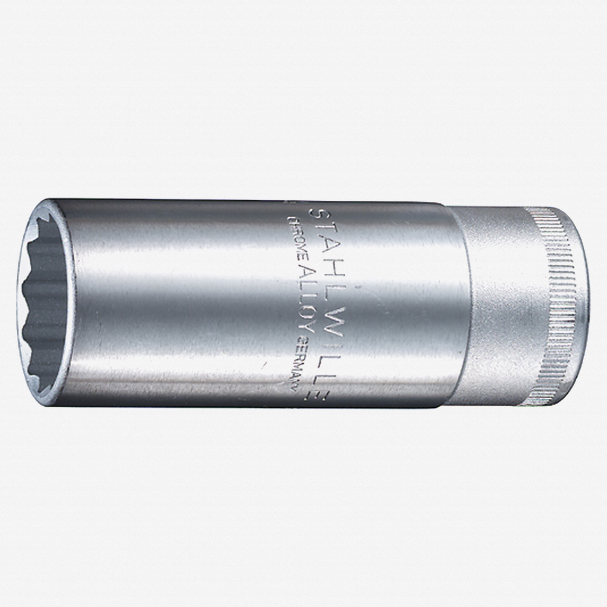Stahlwille 51 Extra Deep Socket with Insert for Spark Plugs, 1/2″ Drive, 12 Point, 16 mm (5/8″)