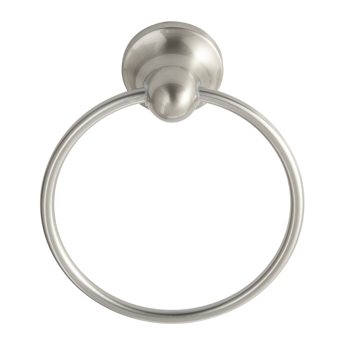 BHP 5504SN Twin Peaks Towel Ring, Satin Nickel