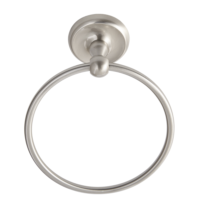 BHP 6104SN Miraloma Park Towel Ring, Satin Nickel