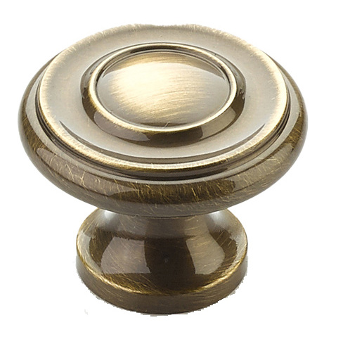 Traditional Designs Knob 1-1/4″ Diameter Antique Brass Schaub 703-AB