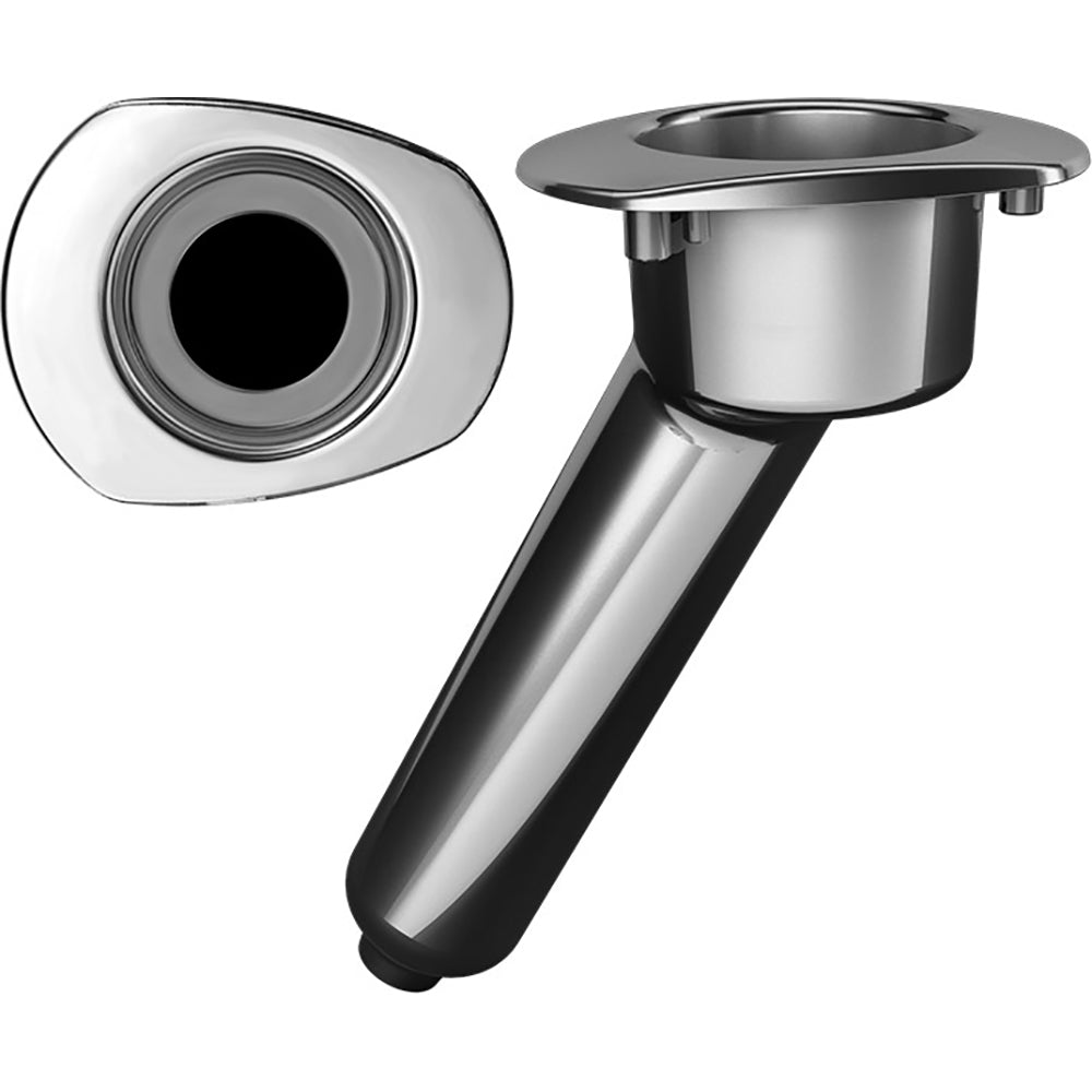 Mate Series Elite Screwless Stainless Steel 30 Rod  Cup Holder – Drain – Oval Top [C2030DS]
