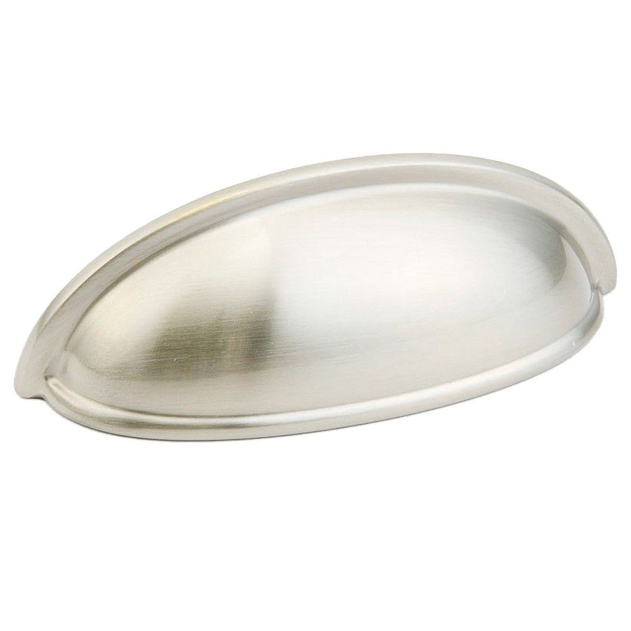 Traditional Design Cup Pull 3″ Center to Center Satin Nickel Schaub 730-15