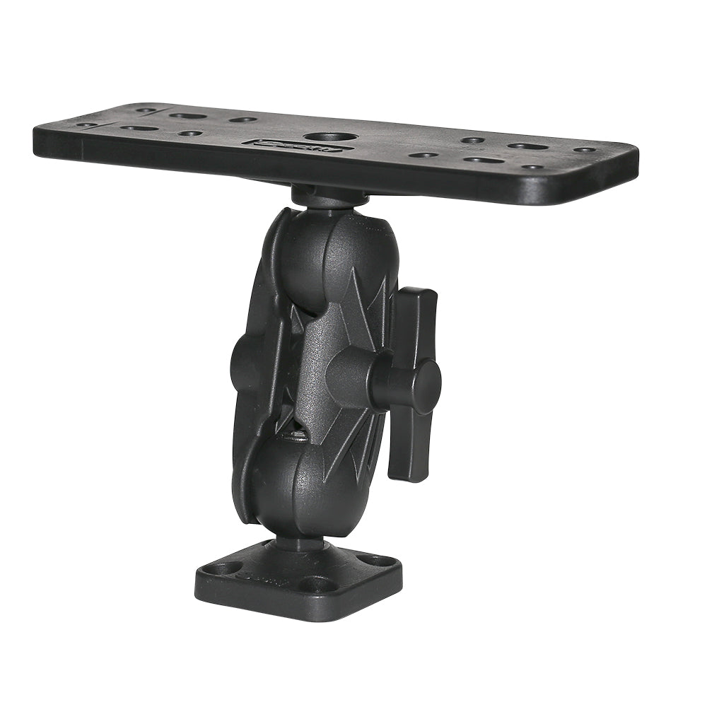 Scotty 163 1.5″ Ball Mount w/Fishfinder  Universal Mounting Plate [0163]