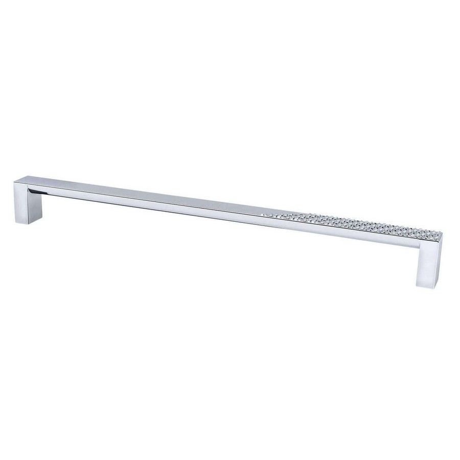 Roque Appliance Pull 12″ Center to Center Polished Chrome Berenson 8119-1026-P