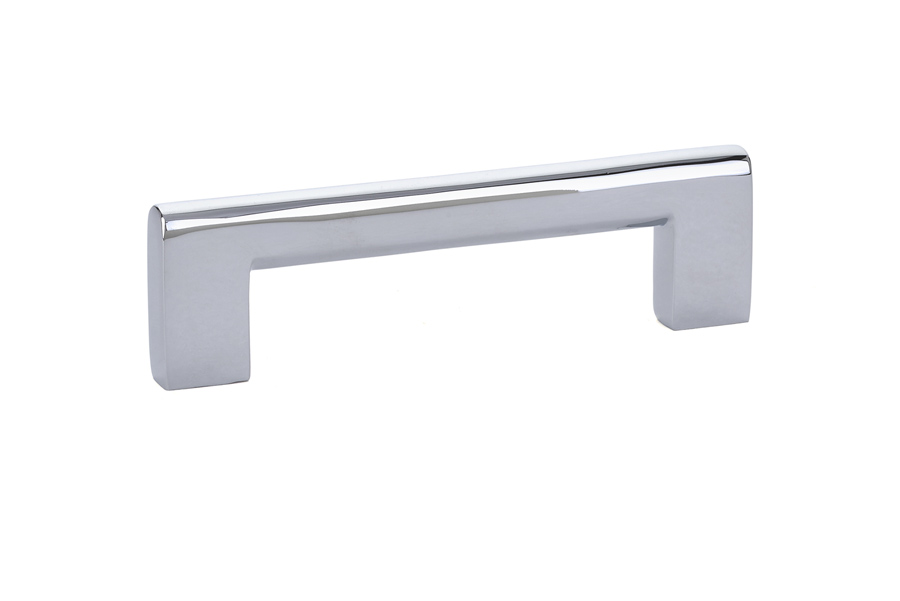 Emtek 86163US26 Trail 4″ Center Cabinet Pull – Polished Chrome Finish
