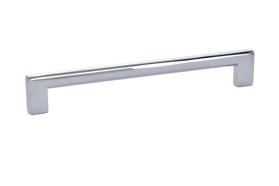 Emtek 86165US26 Trail 8″ Cabinet Pull – Polished Chrome Finish