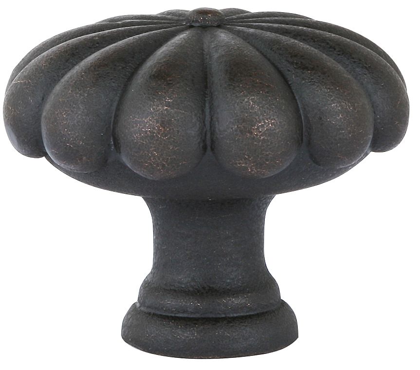 Emtek 86230MB Fluted 1.25″ Cabinet Knob – Medium Bronze Finish