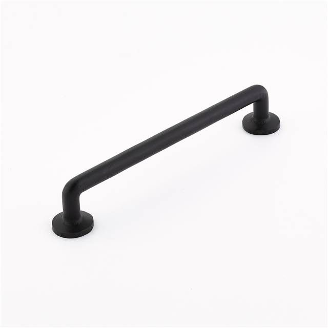 Emtek 86253FB Bronze Rod Cabinet Pull, 6″ Center, Flat Black Finish