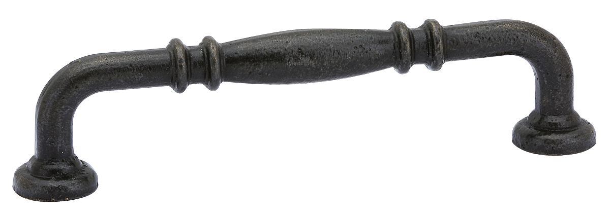 Emtek 86255MB Tuscany Ribbed Cabinet Pull, 6″ CTC, Medium Bronze Finish