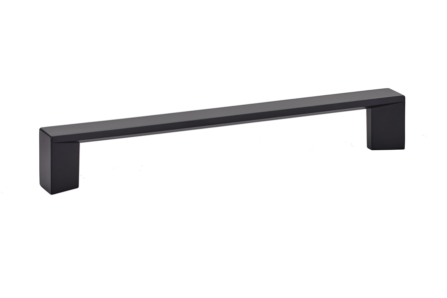 Emtek 86266US19 Trinity 6″ Flat Black Cabinet Pull