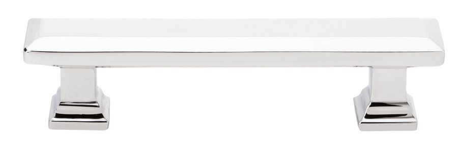 Emtek 86300US26 Geometric Rectangular Cabinet Pull, 3.5″ CC, Polished Chrome Finish