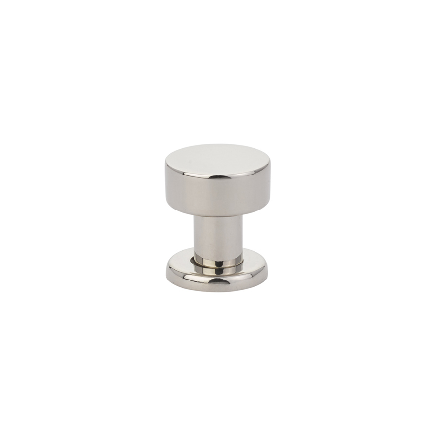 Emtek 86321US14 Cadet 1″ Polished Nickel Cabinet Knob with Lifetime Finish