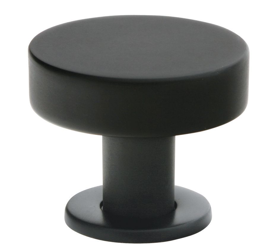 Emtek 86323US19 Cadet 1-3/4″ Flat Black Cabinet Knob