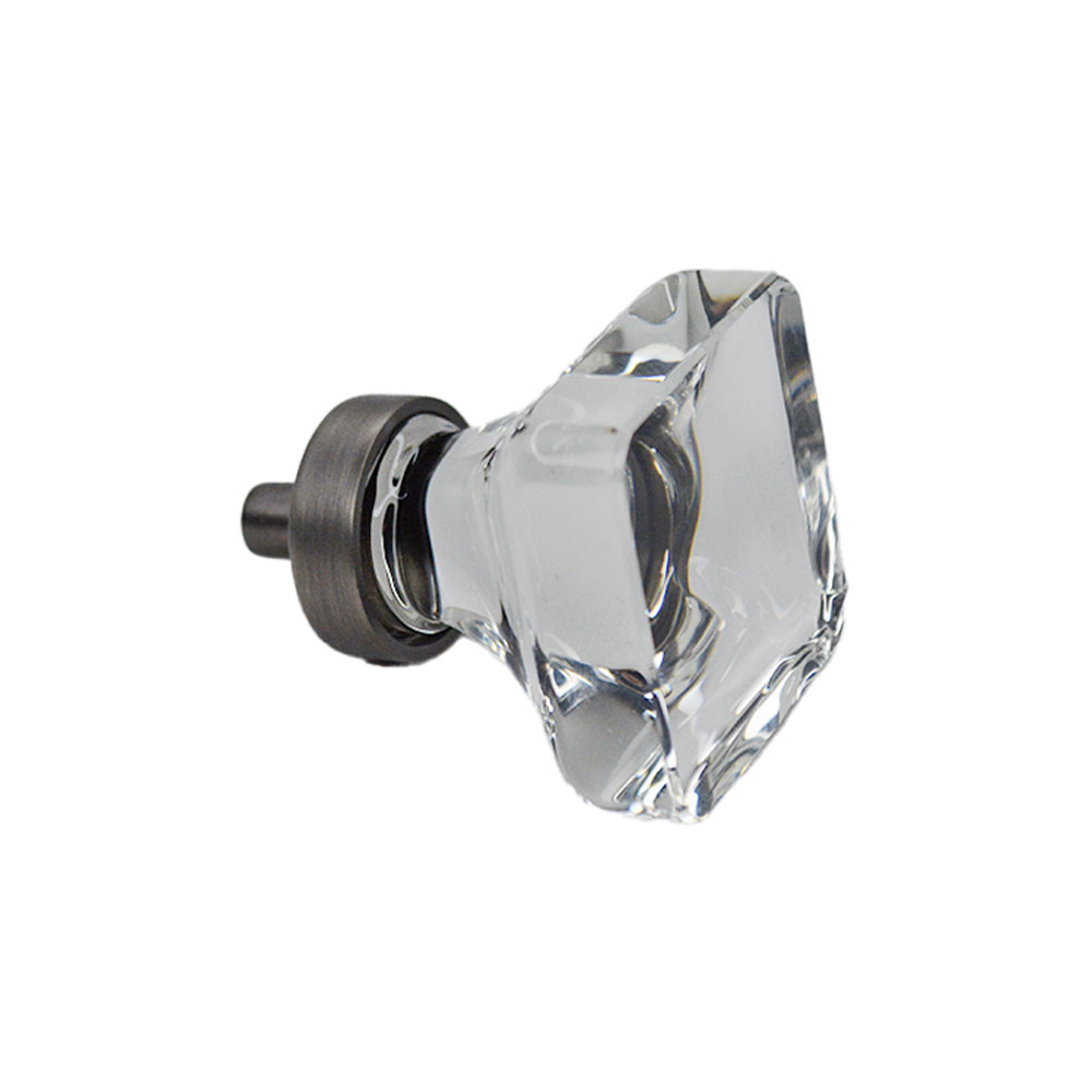Emtek 86403US15A Square 1-3/8″ Pewter Cabinet Knob