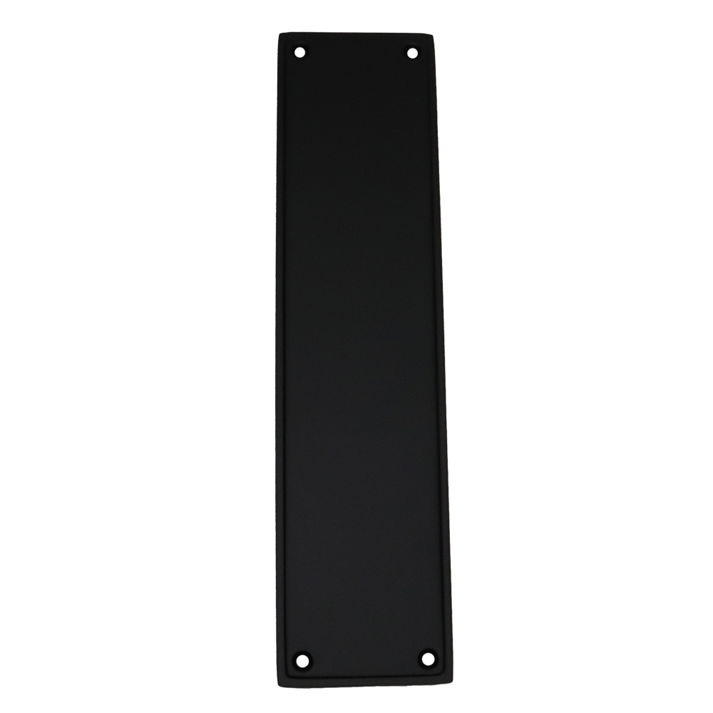 Emtek 86436US19 Modern Flat Black Push Plate