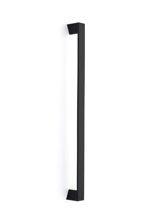 Emtek 86445US19 Brass Trinity 18″ Appliance Pull – Flat Black Finish