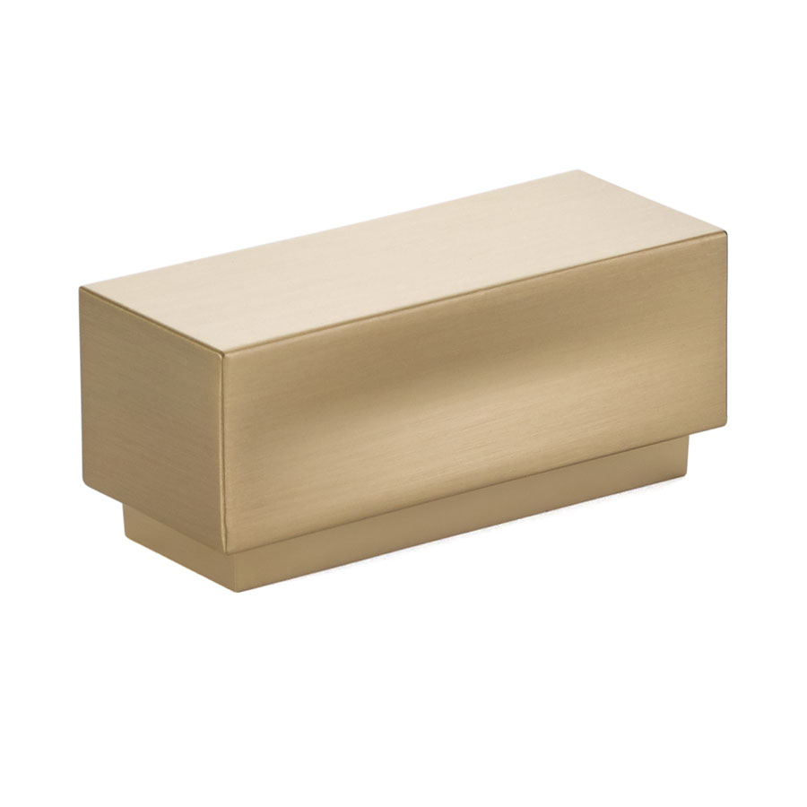 Emtek 86447US4 Cinder 2-1/4″ Satin Brass Cabinet Knob, 1″ Center to Center