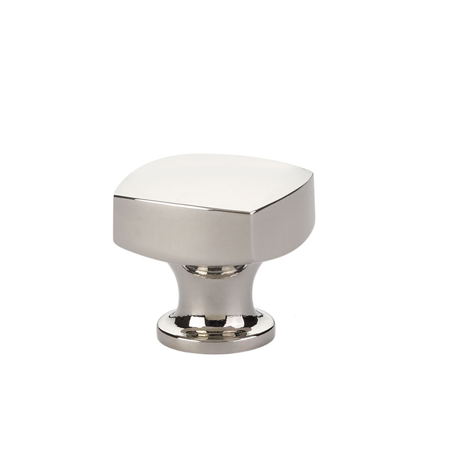 Emtek 86450US14 Freestone 1.25″ Polished Nickel Cabinet Knob with Lifetime Finish