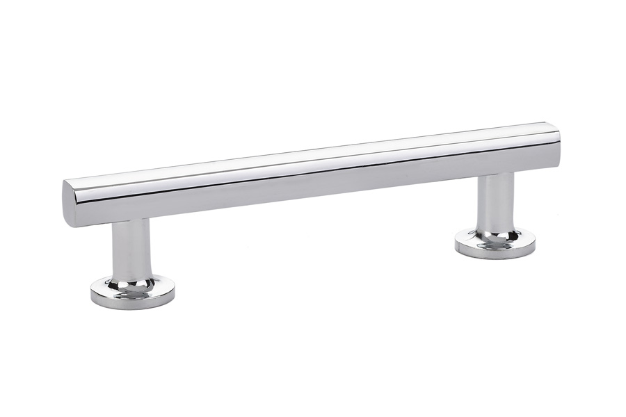 Emtek 86454US26 Freestone 4″ Cabinet Pull – Polished Chrome Finish