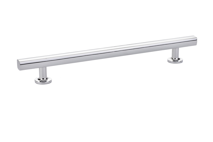 Emtek 86456US26 Freestone 8″ Cabinet Pull – Polished Chrome Finish
