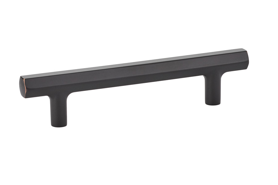Emtek 86460US10B Mod Hex 4″ Cabinet Pull – Oil Rubbed Bronze Finish
