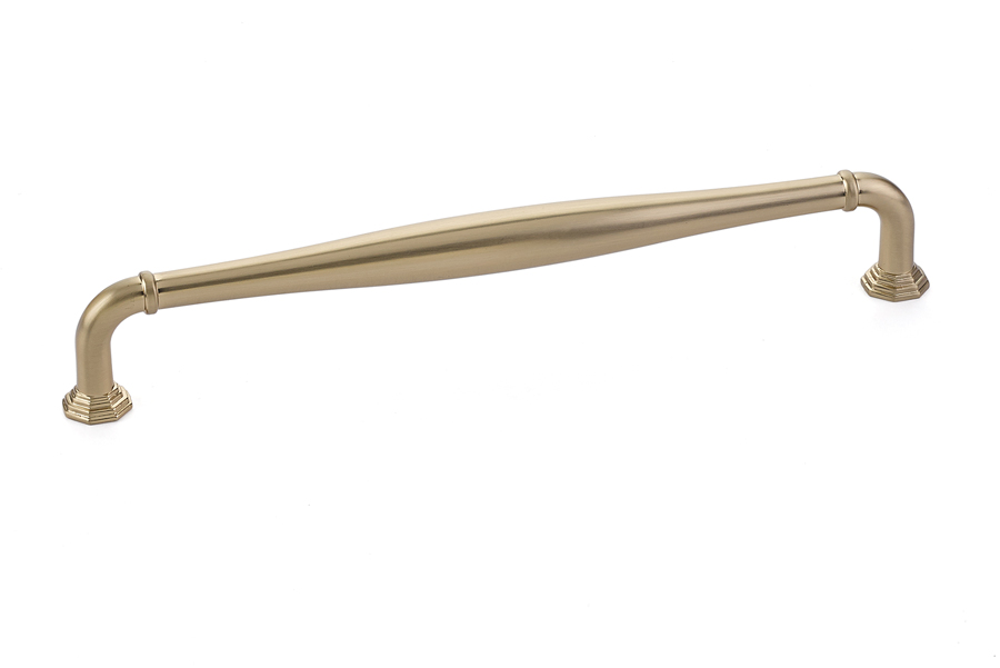 Emtek 86474US4 Blythe 8″ Satin Brass Cabinet Pull