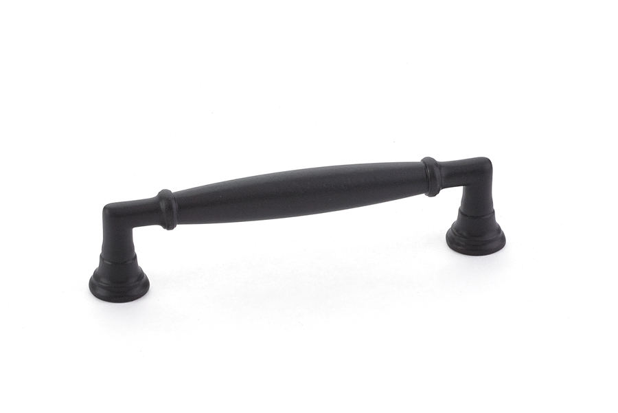 Emtek 86476US19 Westwood 4″ Center Cabinet Pull – Flat Black Finish