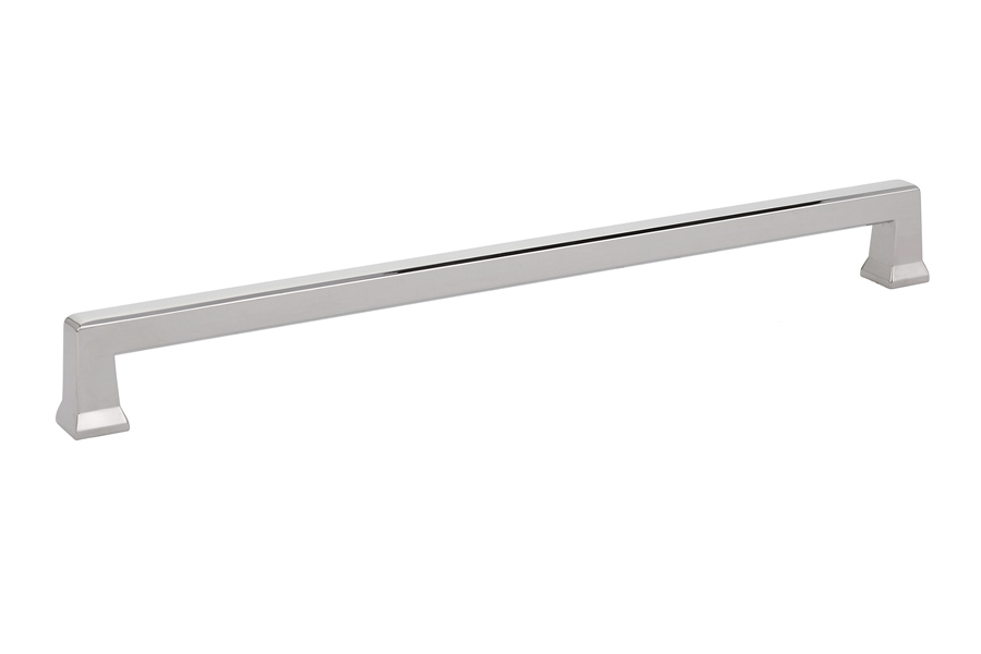 Emtek 86485US14 Alexander 10″ Polished Nickel Cabinet Pull – Lifetime Finish