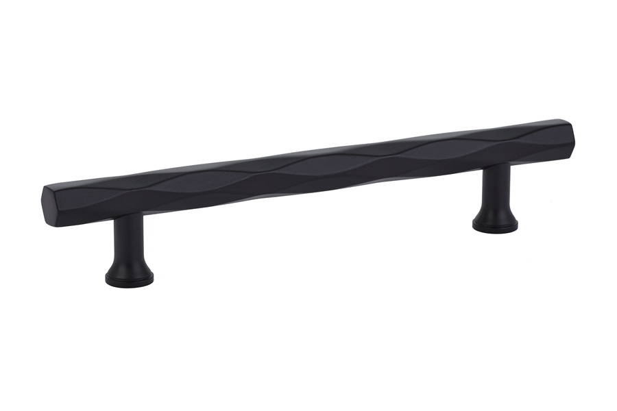 Emtek 86489US19 Tribeca 5″ Center Cabinet Pull – Flat Black Finish