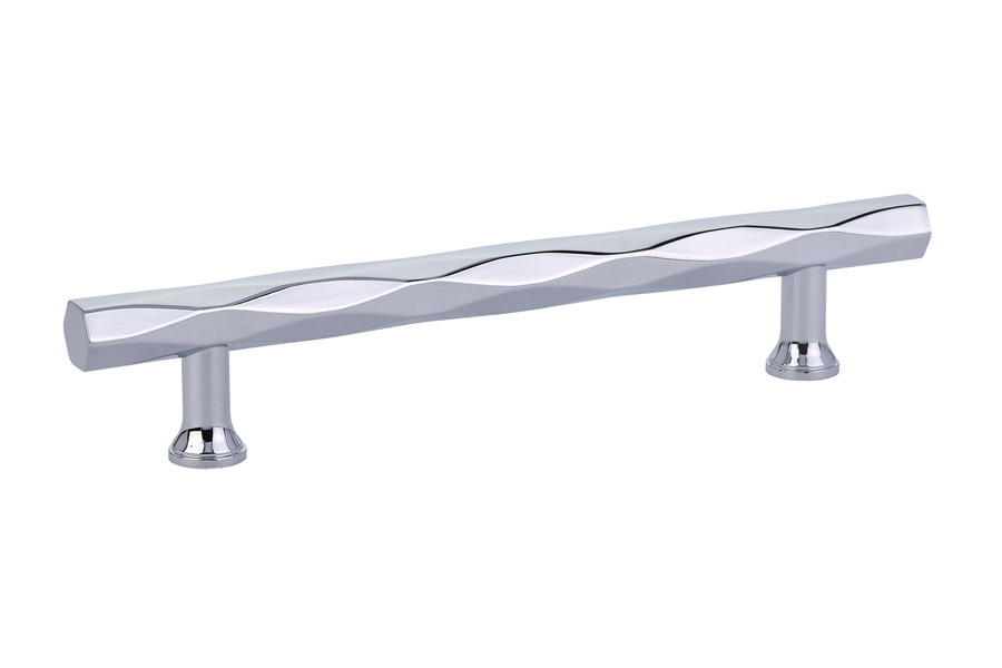 Emtek 86489US26 Tribeca 5″ Center Cabinet Pull – Polished Chrome Finish