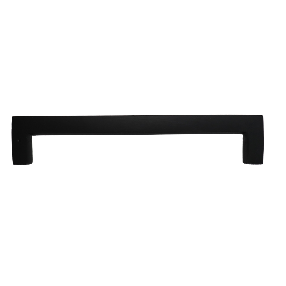 Emtek 86670FB Rustic Modern 6″ Rectangular Cabinet Pull, Flat Black Bronze Finish