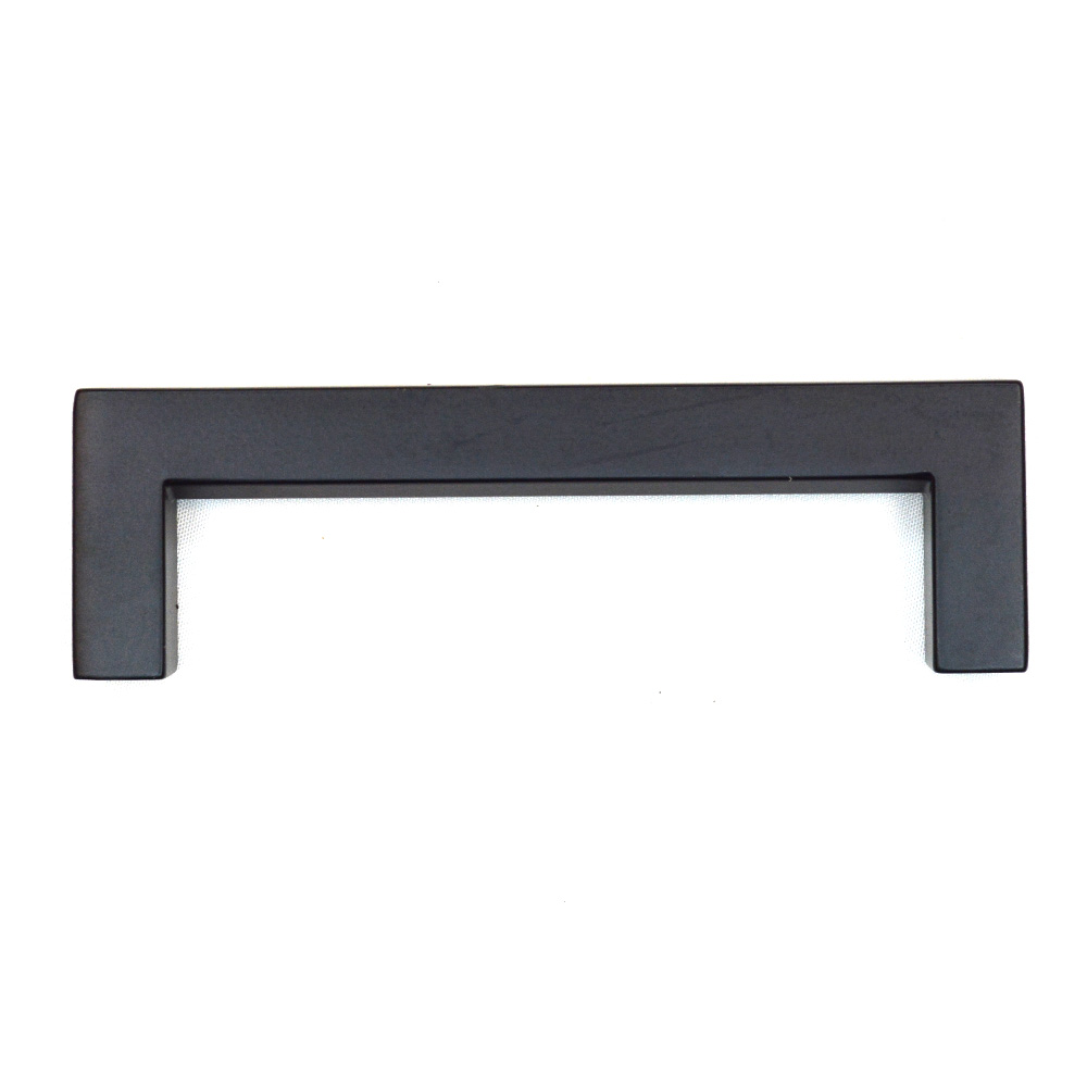 Emtek 86705US19 Warwick 4″ Center Cabinet Pull – Flat Black Finish
