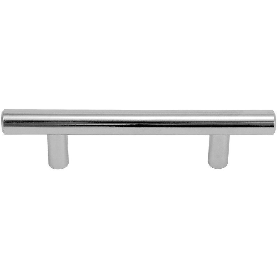 Steel Bar Pull 3″ Center to Center Polished Chrome Laurey 87026
