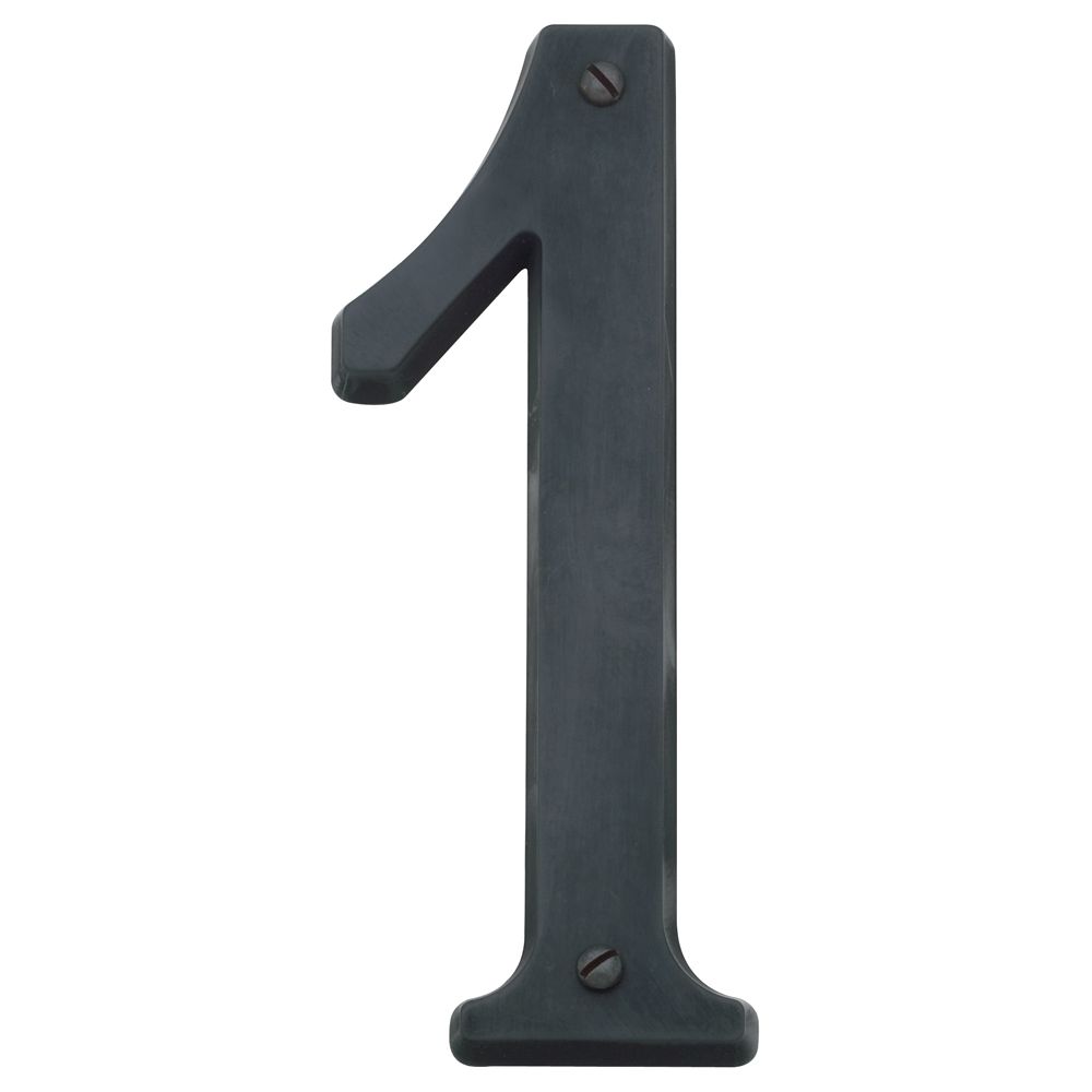 Baldwin 90671102 4-3/4″ House Number 1 – Oil Rubbed Bronze Finish