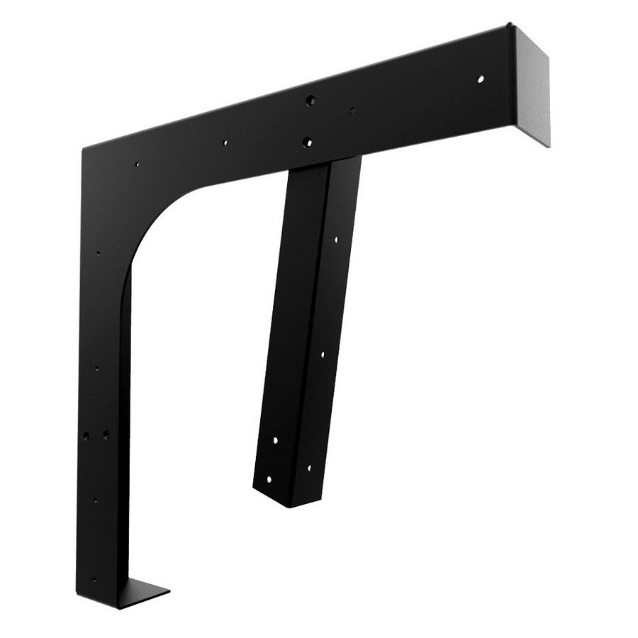 20″ ADA Universal Floating Vanity Bracket Black Federal Brace 40435