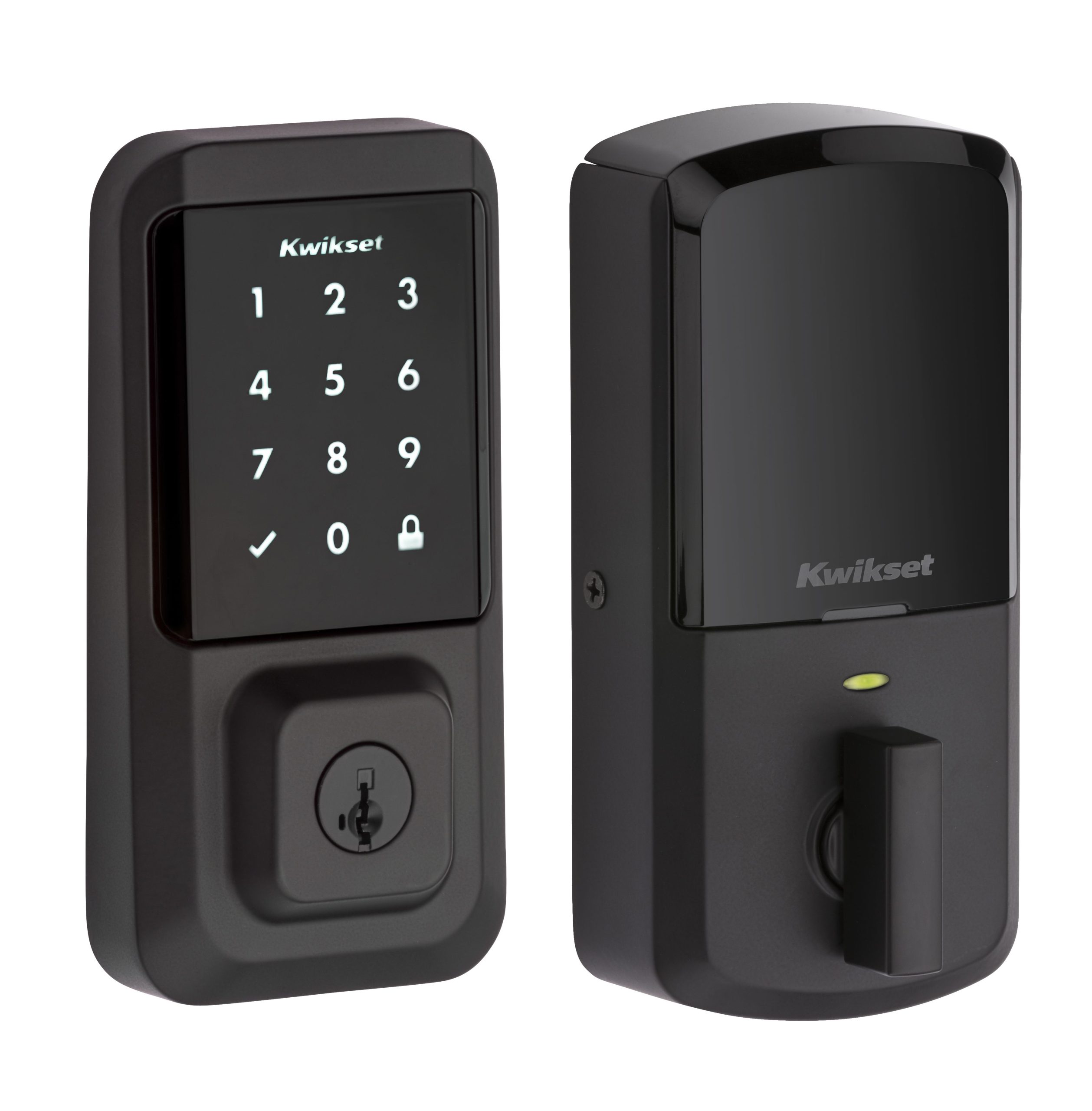 Kwikset 939WIFITSCR-514S Halo Wi-Fi Smart Lock Deadbolt with Touchscreen SmartKey – Matte Black