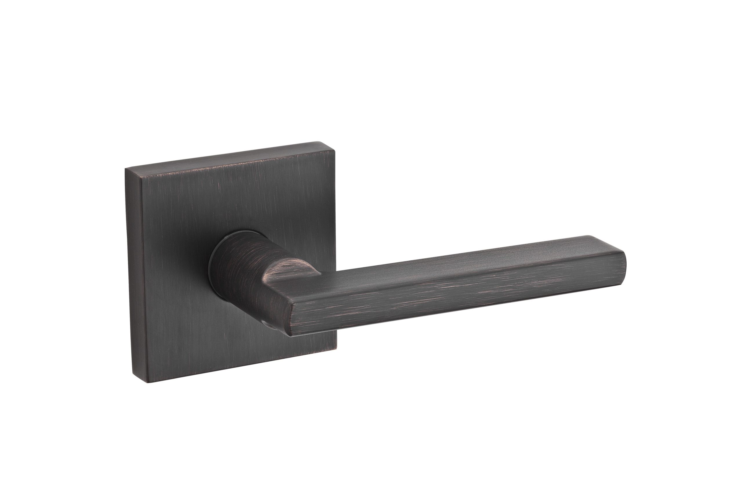 Kwikset 968HFLSQT-11P Halifax Square Rose Dummy Handle Trim – Venetian Bronze Finish