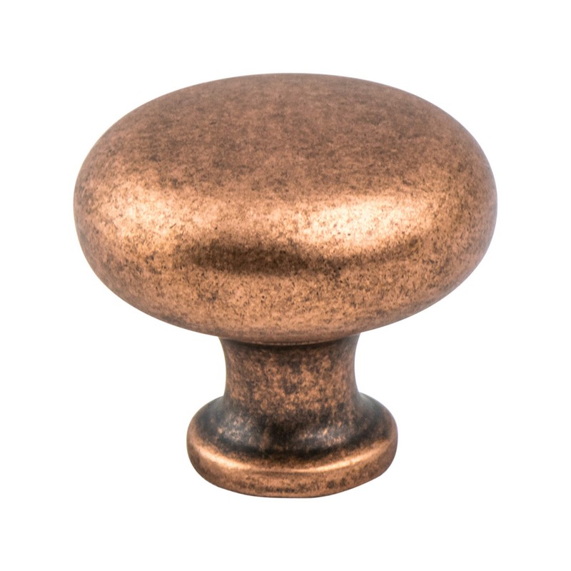 American Classics Knob 1-3/16″ Dia Weathered Copper Berenson 9941-1WC-P