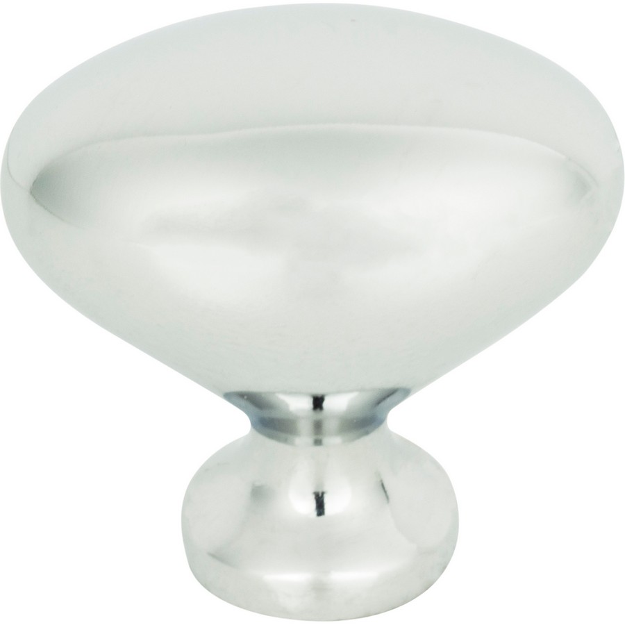 Successi Robin Egg Knob 1-1/4″ Long Polished Chrome Atlas Homewares A804-CH