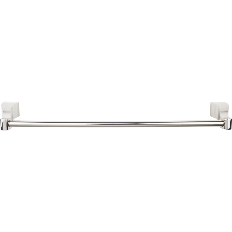 Aqua Bath Single Towel Bar 24″ Center to Center Polished Nickel Top Knobs AQ8PN