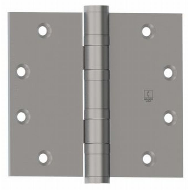 Hager BB1199541226DNRP 5″ x 4-1/2″ Heavy Weight Ball Bearing Hinge, Non-Removable Pin, Satin Chrome