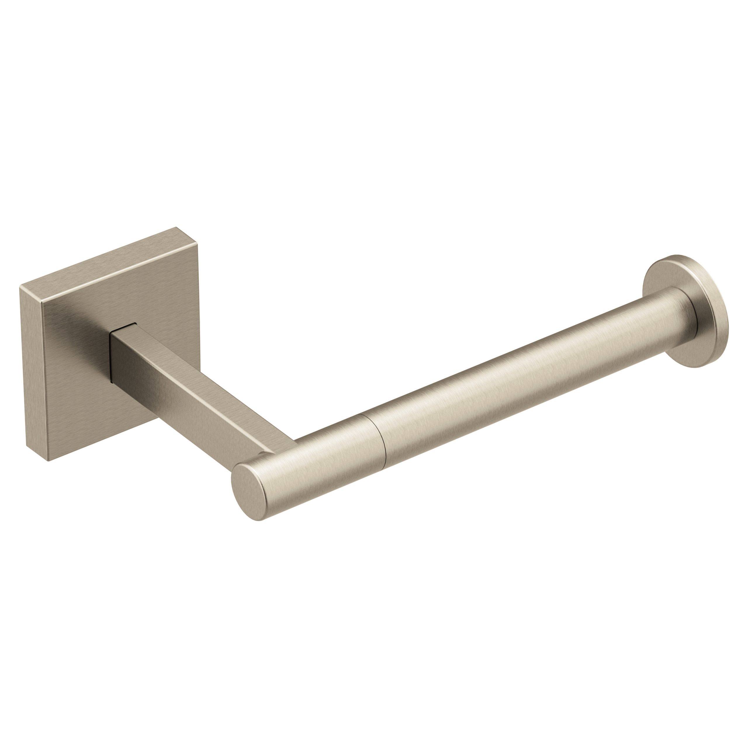 Moen BP1808BN Triva Single Post Paper Holder – Brushed Nickel Finish