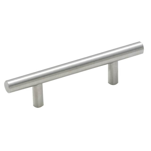 Amerock BP19010CSG9-5PACK 5-Pack 3″ Carbon Steel Bar Pulls – Sterling Nickel Finish
