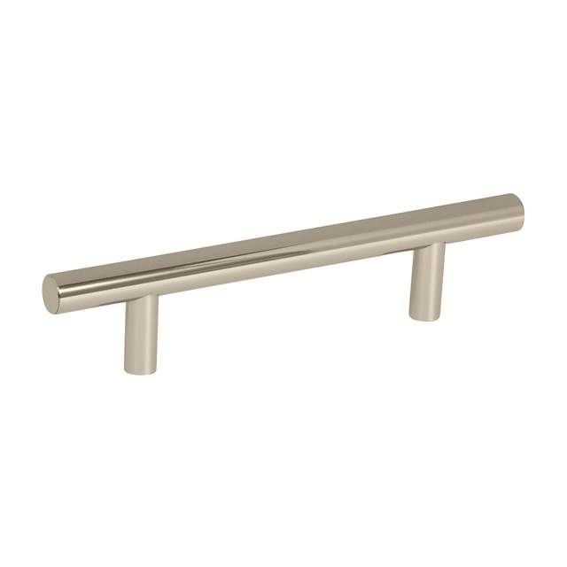 Amerock BP40516PN 3-3/4″ Bright Nickel Bar Cabinet Pull, 96mm Center to Center