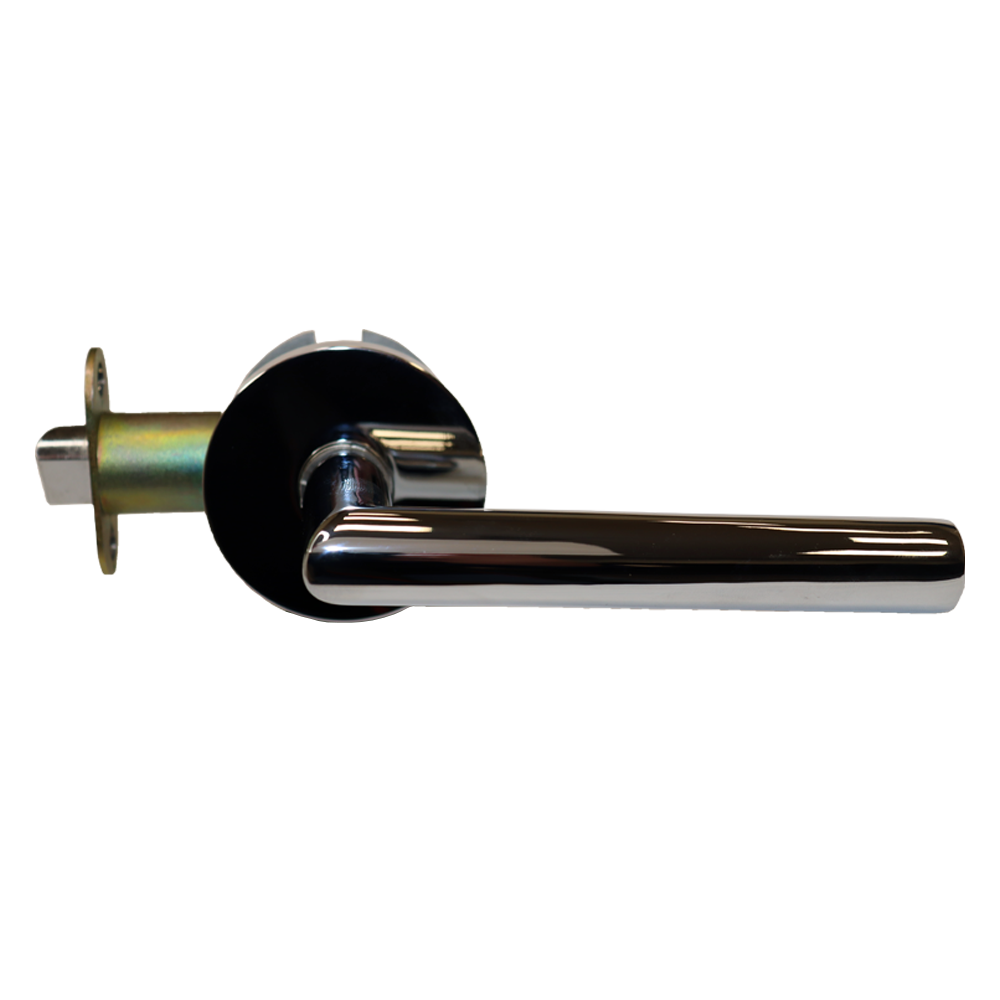 Emtek C5109STUUS26 Stuttgart Passage Lever, 2-3/8″ Backset, Disk Rose, Polished Chrome