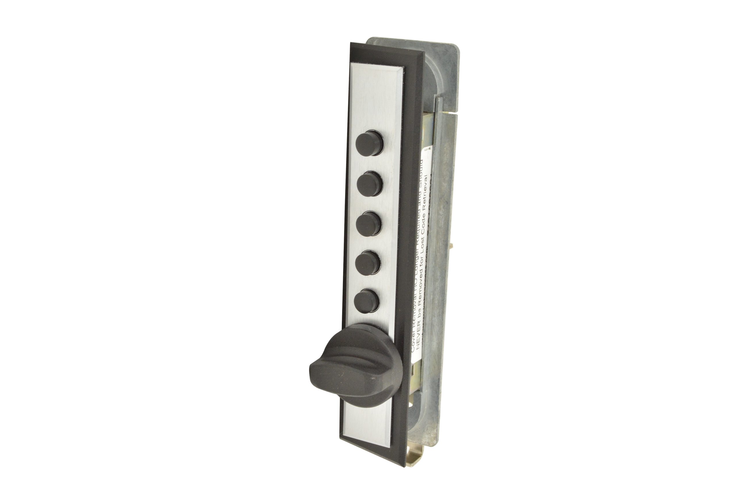 Dormakaba C960226D Satin Chrome Cabinet Lock with End Throw Spring Latch Ball Bearing Knob