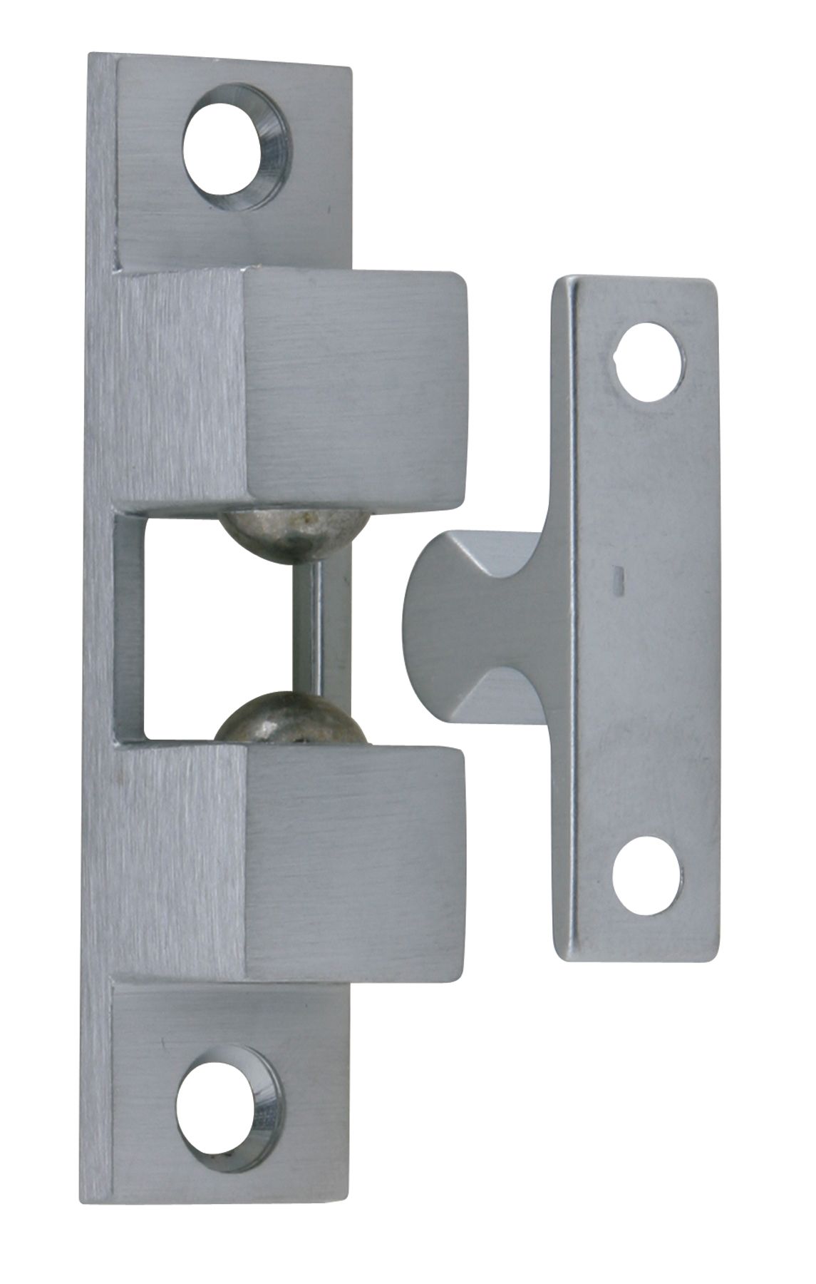 Ives CL21A26D 4-Way Ball Catch Cabinet Latch – Satin Chrome Finish