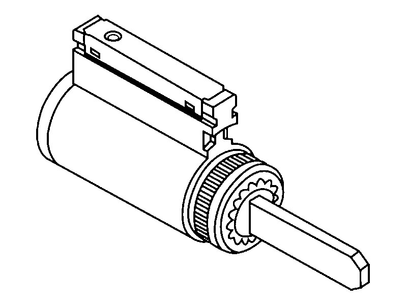 Corbin Russwin 2000-033-L2 606 Lever Cylinder