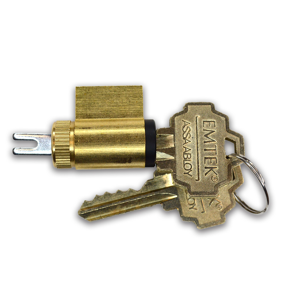 Emtek CY4-PSCHCTIS5-FB Double Cylinder Deadbolt for FB, US19 FBS Finishes