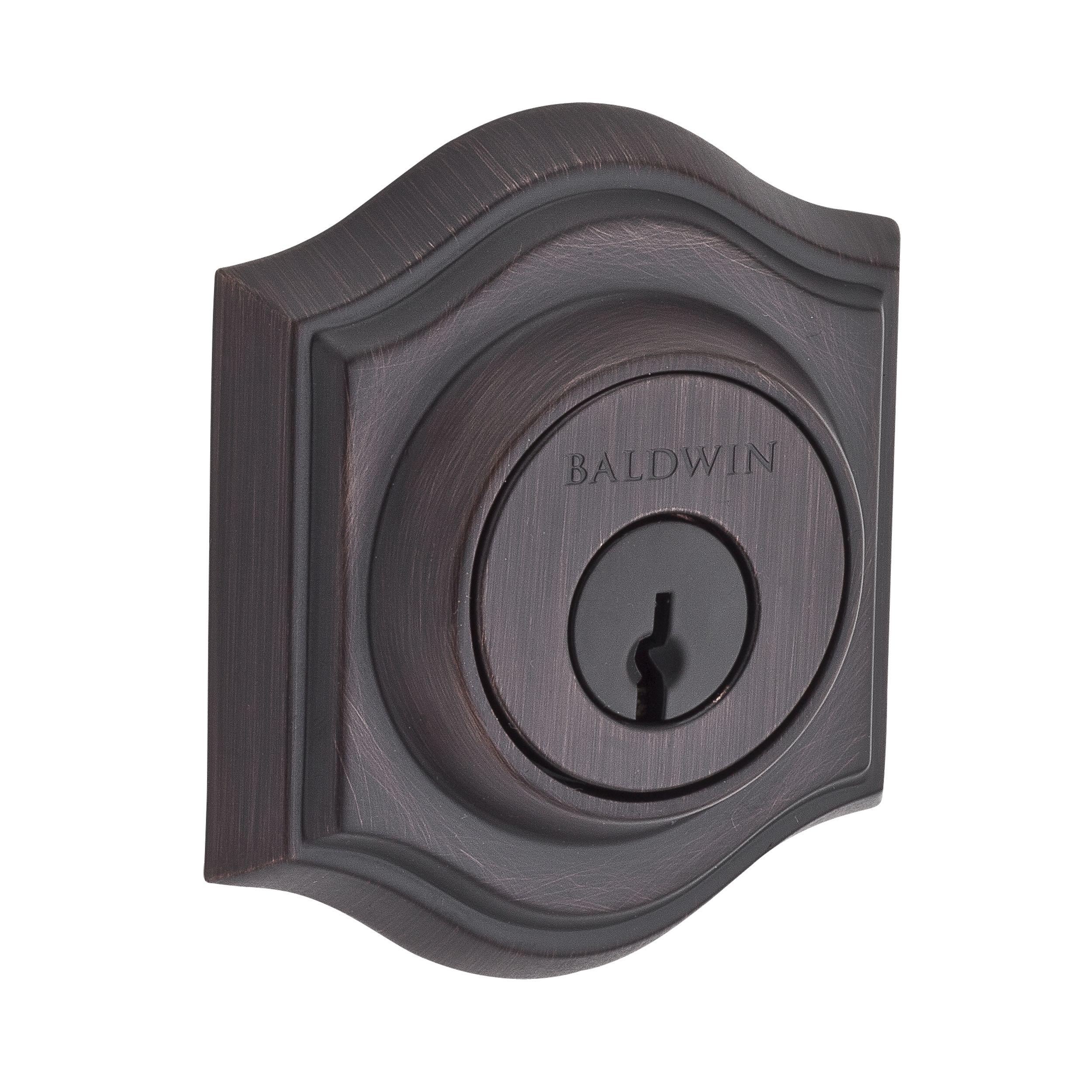 Baldwin DCTAD112 Double Cylinder Arch Deadbolt, 6AL Latch, Dual Strike, Venetian Bronze